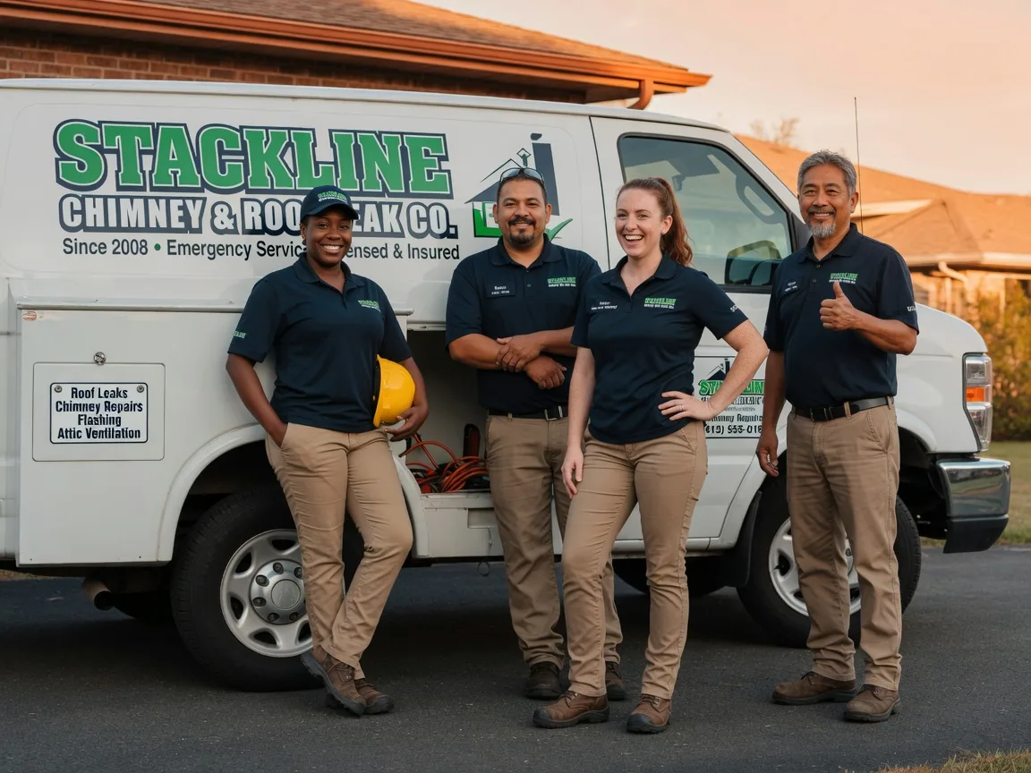 Chimney flashing repair company in Badin, NC
